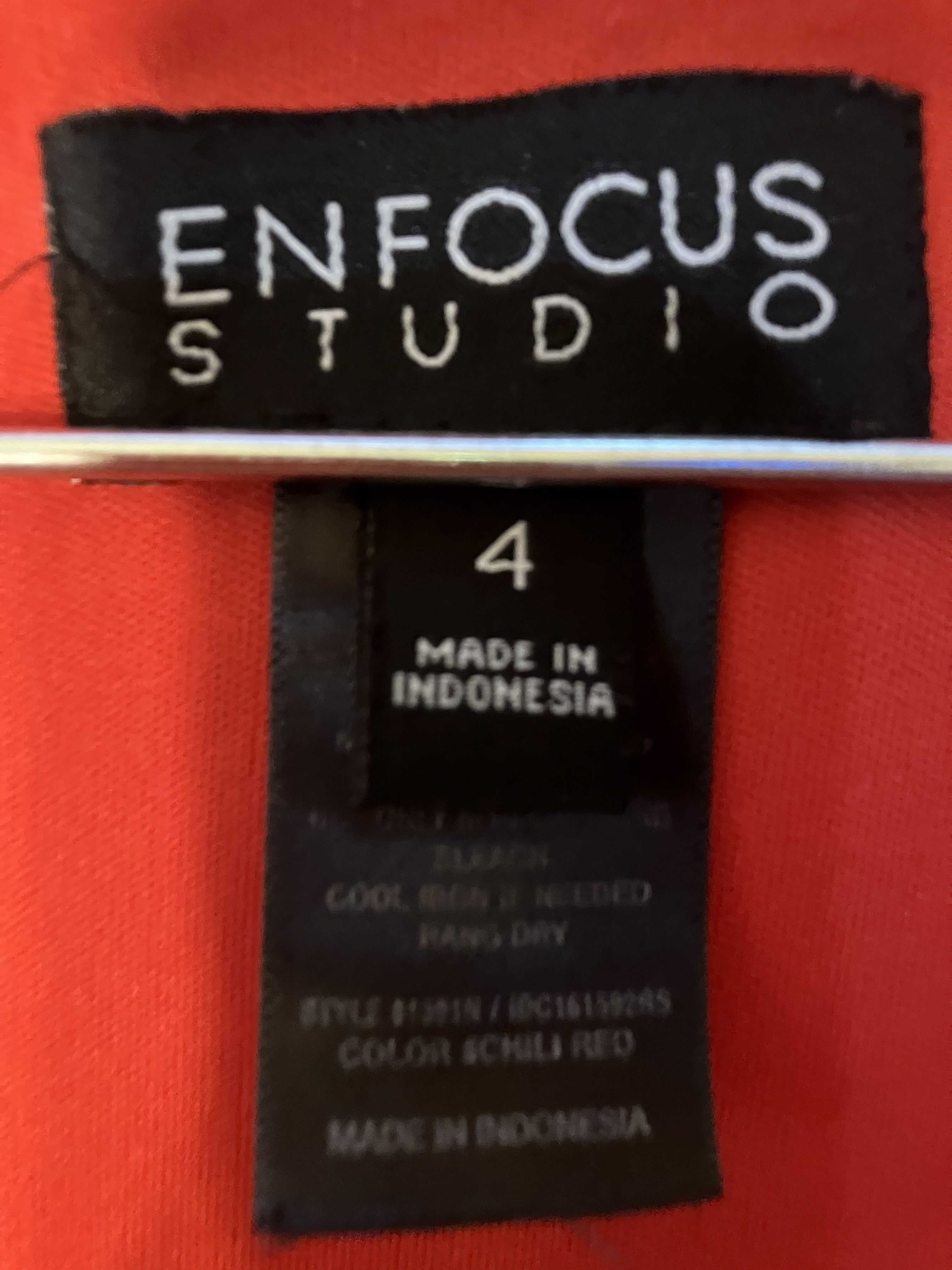 Enfocus  Studio Sleeveless V-Neck Chevron Dress