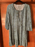 Zara Paisley Print Tiered Mini Dress