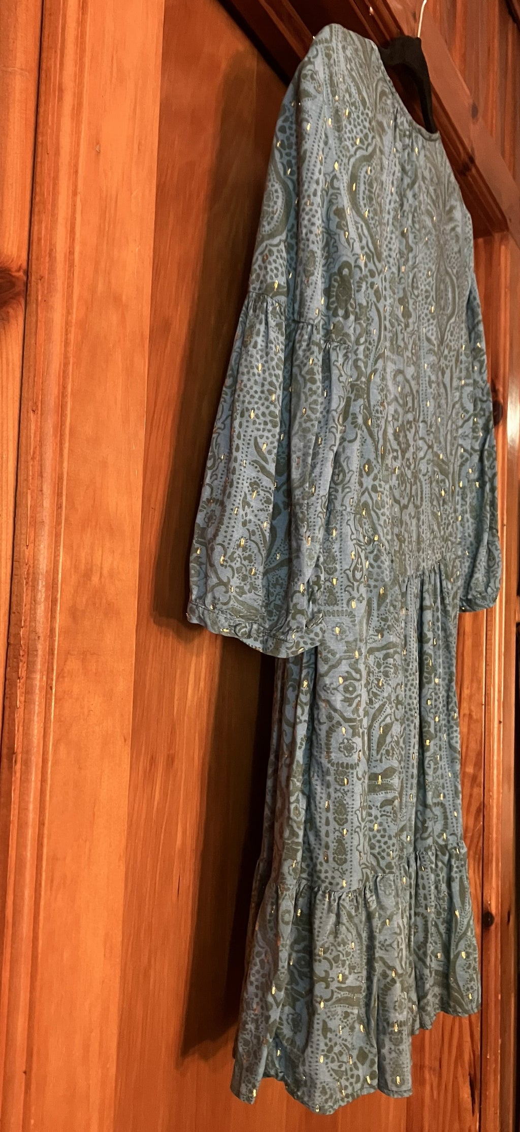 Zara Paisley Print Tiered Mini Dress